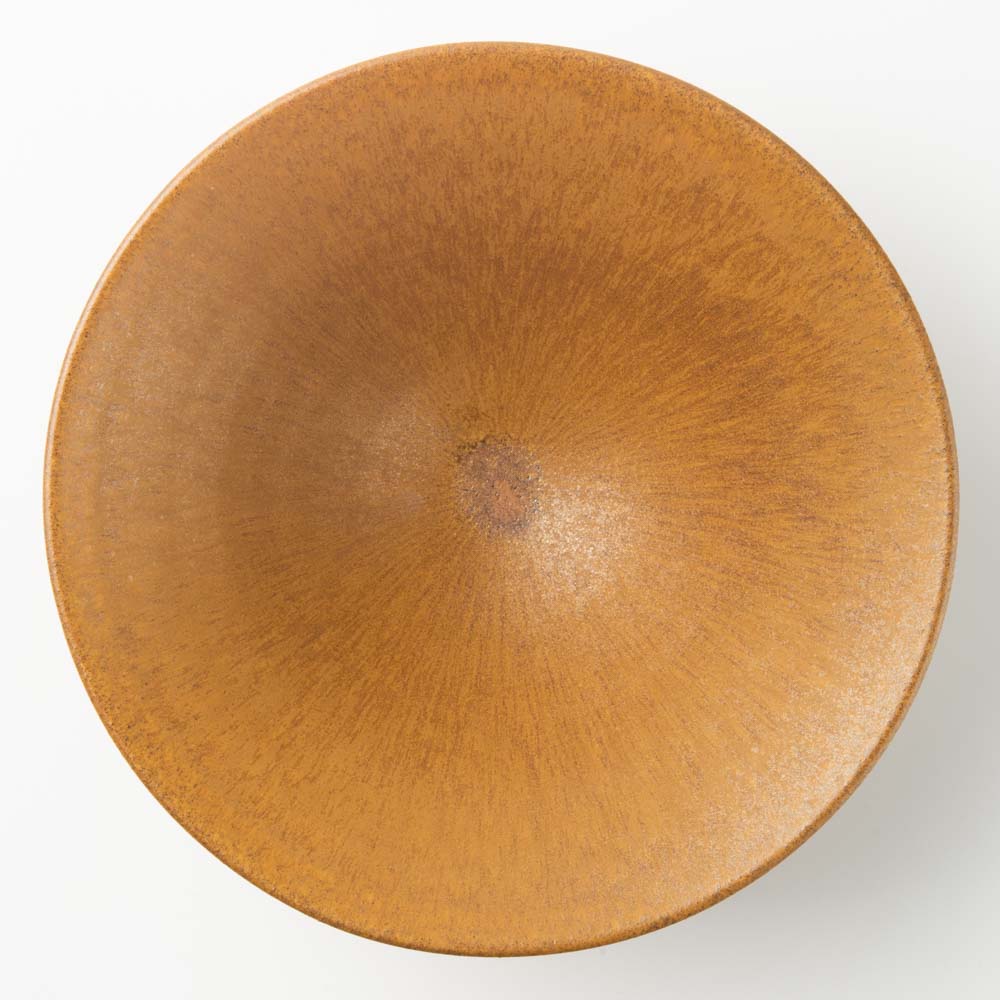 yoshida pottery 中鉢 さびいろこはく yoshida pottery 陶磁器作家もの