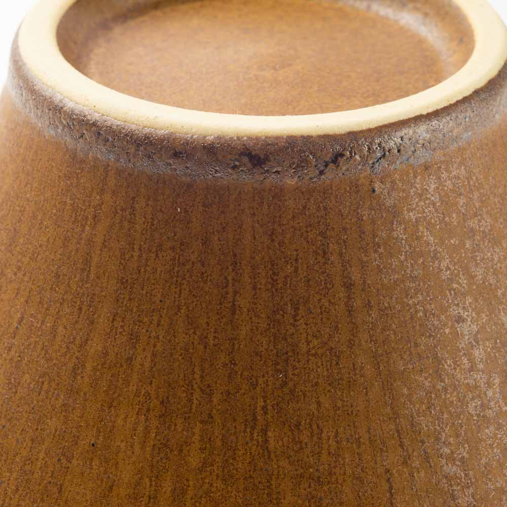 yoshida pottery 中鉢 さびいろこはく yoshida pottery 陶磁器作家もの