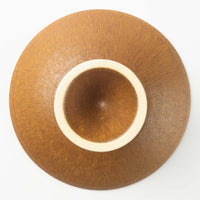 yoshida pottery 球脚浅鉢 さびいろこはく yoshida pottery 陶磁器作家もの