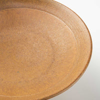 yoshida pottery 球脚浅鉢 さびいろこはく yoshida pottery 陶磁器作家もの