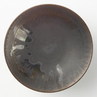 yoshida pottery 球脚浅鉢 さびいろすす yoshida pottery 陶磁器作家もの