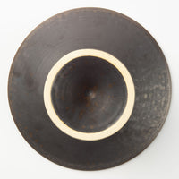 yoshida pottery 球脚浅鉢 さびいろすす yoshida pottery 陶磁器作家もの