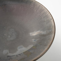 yoshida pottery 球脚浅鉢 さびいろすす yoshida pottery 陶磁器作家もの