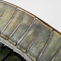 波佐見焼 紀窯 リム楕円皿(小) ボワーズヘッド グリーン 波佐見焼 紀窯 波佐見焼