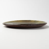 波佐見焼 紀窯 丸皿(大) ボワーズヘッド グリーン 波佐見焼 紀窯 波佐見焼