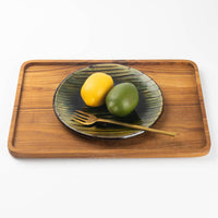 波佐見焼 紀窯 丸皿(大) ボワーズヘッド グリーン 波佐見焼 紀窯 波佐見焼