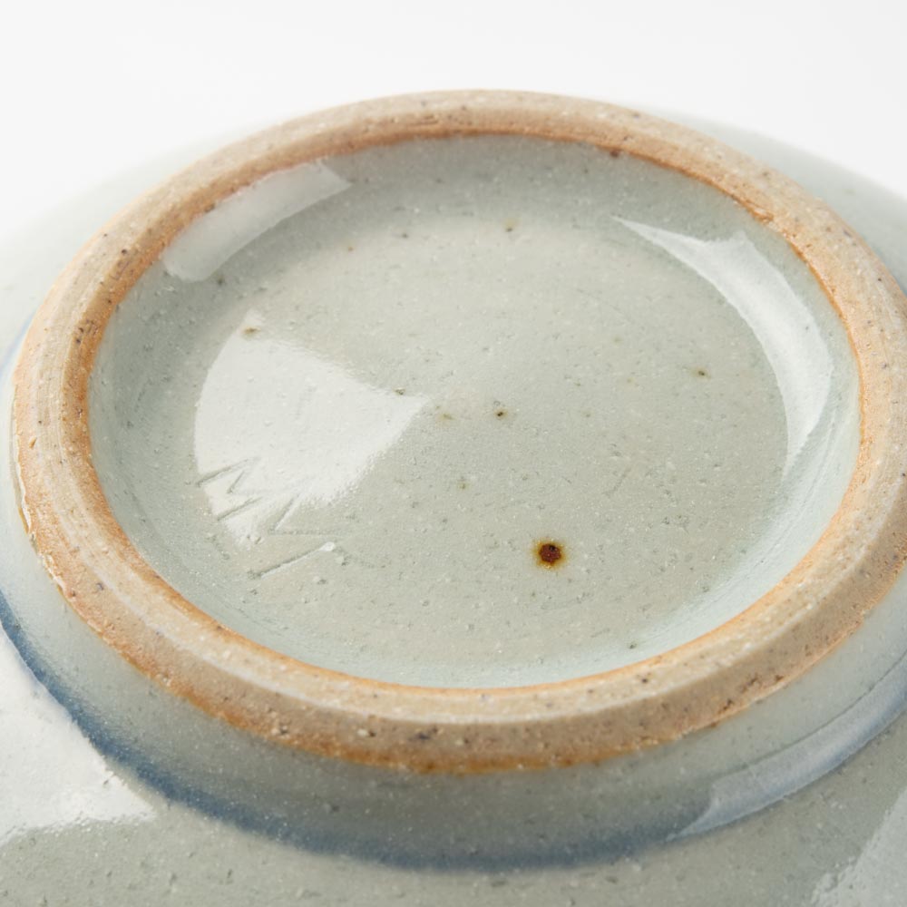 砥部焼 陶房遊 輪花リム鉢(中) 錆青 砥部焼 陶房遊 砥部焼