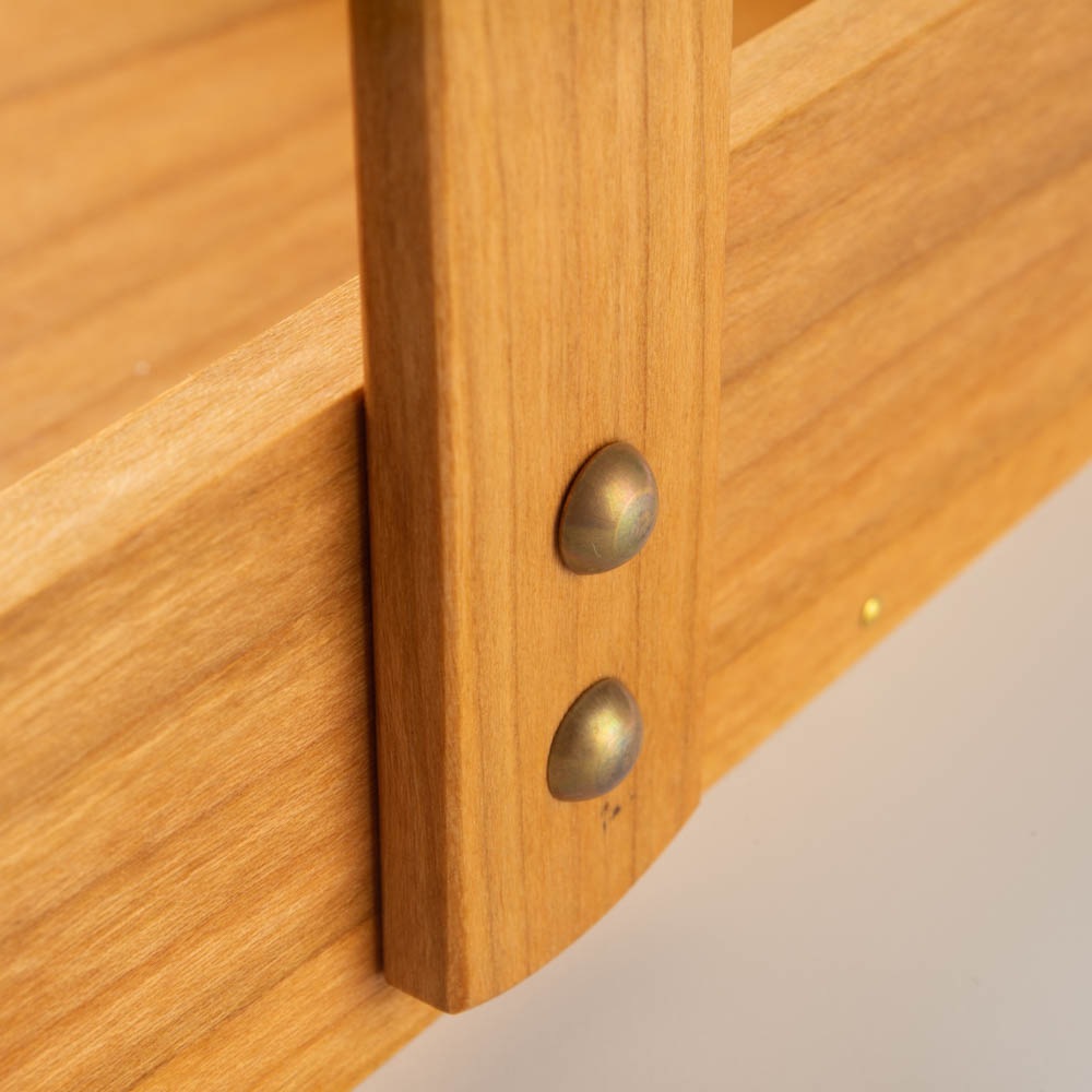 作家 岡野達也 ワンハンドルトレー チェリー材 作家 岡野達也 木工もの