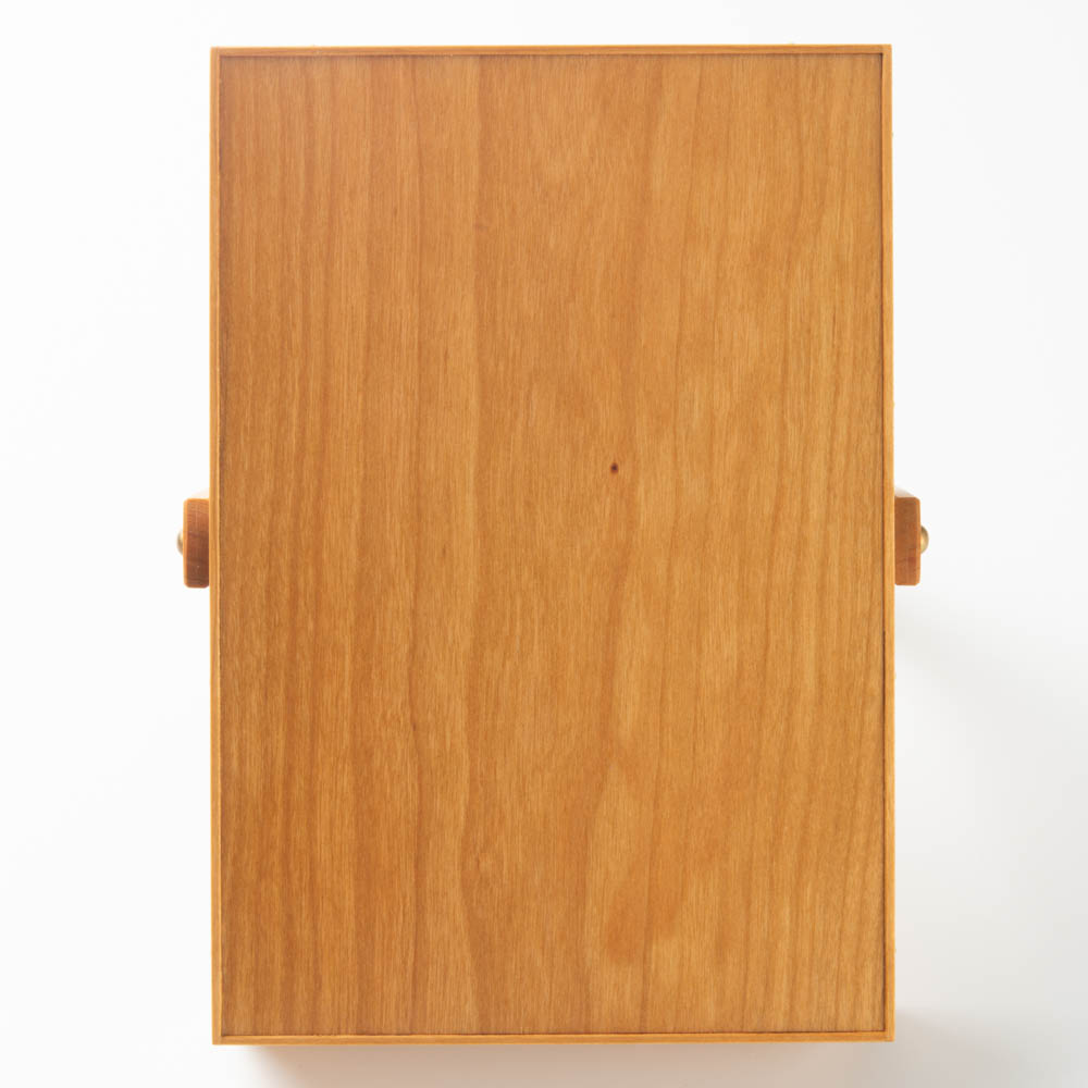 作家 岡野達也 ワンハンドルトレー 小 チェリー材 作家 岡野達也 木工もの