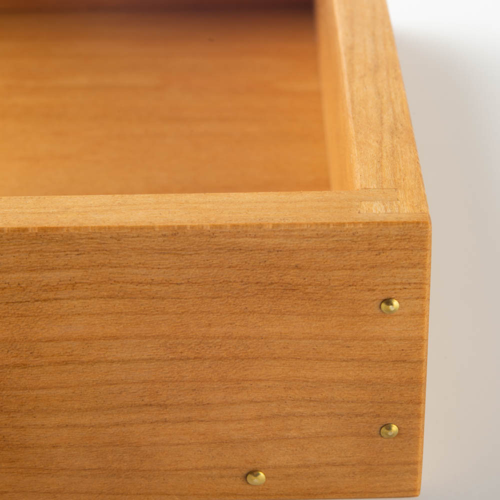 作家 岡野達也 ワンハンドルトレー 小 チェリー材 作家 岡野達也 木工もの