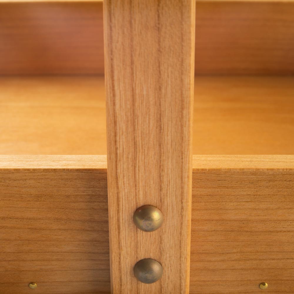 作家 岡野達也 ワンハンドルトレー 小 チェリー材 作家 岡野達也 木工もの