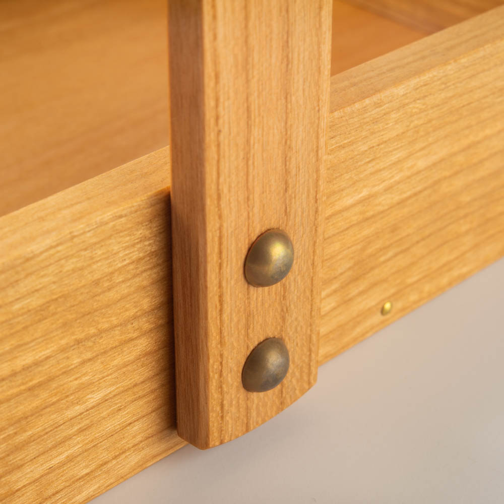 作家 岡野達也 ワンハンドルトレー 小 チェリー材 作家 岡野達也 木工もの