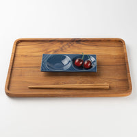 作家 沖本東 二菜豆皿 瑠璃釉 作家 沖本東 陶磁器作家もの