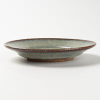 作家 工藤真人 淡青釉リム皿 S 作家 工藤真人 陶磁器作家もの