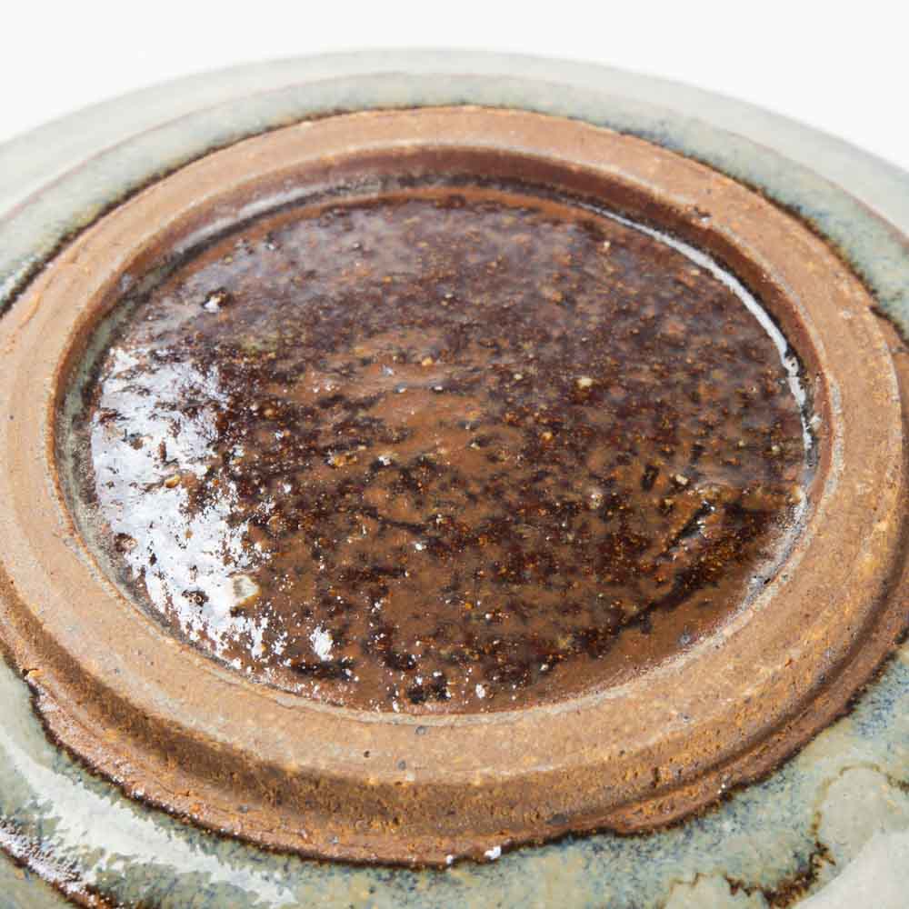 作家 工藤真人 淡青釉リム皿 S 作家 工藤真人 陶磁器作家もの