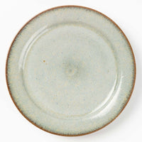 作家 工藤真人 淡青釉リム皿 M 作家 工藤真人 陶磁器作家もの