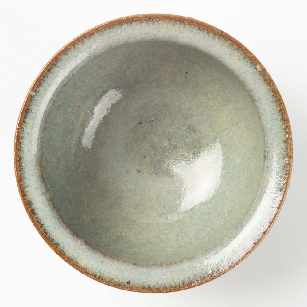 作家 工藤真人 淡青釉リムボウル 作家 工藤真人 陶磁器作家もの