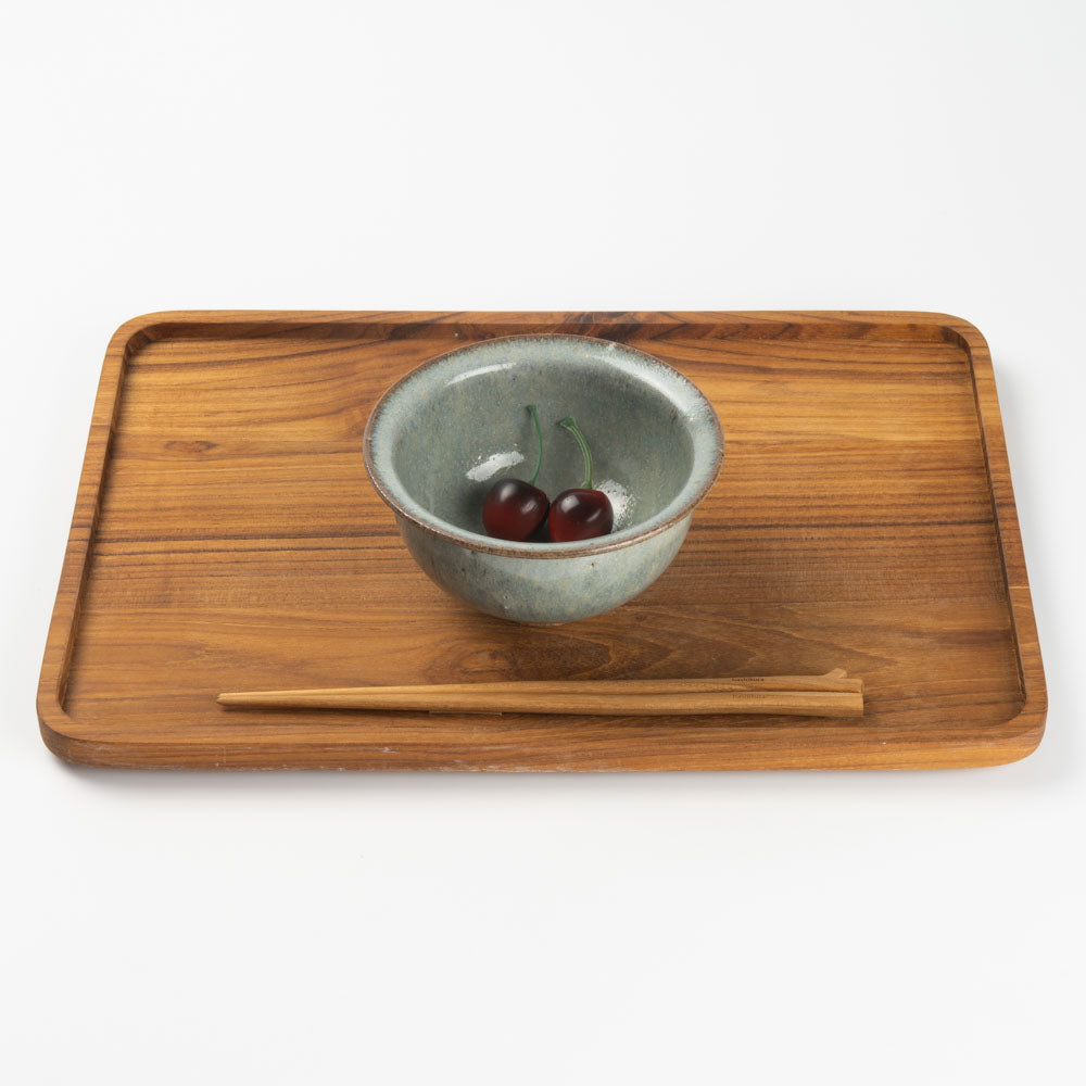 作家 工藤真人 淡青釉リムボウル 作家 工藤真人 陶磁器作家もの