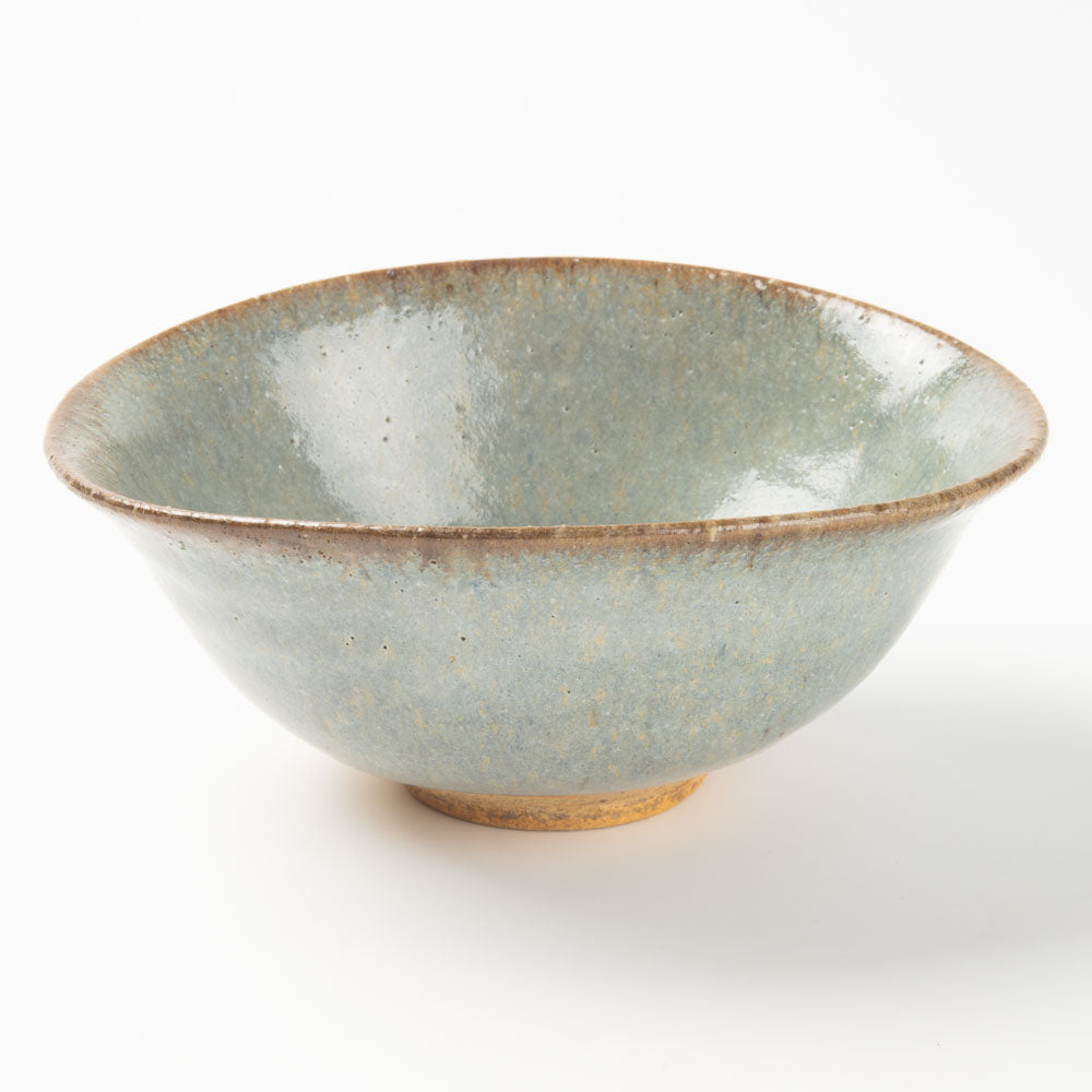 作家 工藤真人 淡青釉沓形鉢 作家 工藤真人 陶磁器作家もの