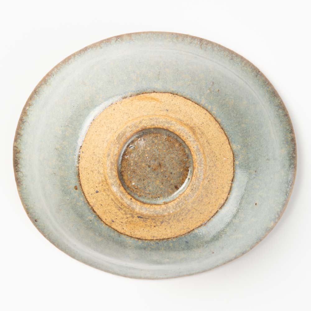 作家 工藤真人 淡青釉沓形鉢 作家 工藤真人 陶磁器作家もの