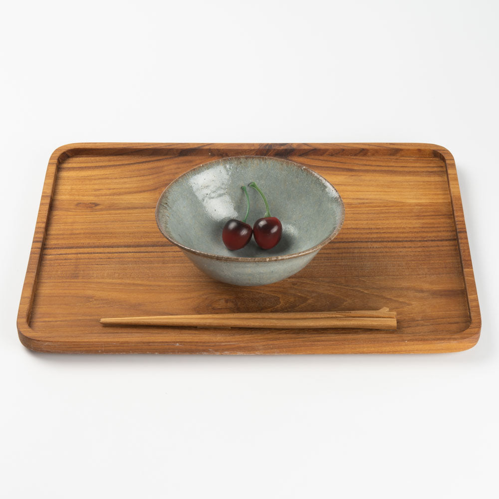 作家 工藤真人 淡青釉沓形鉢 作家 工藤真人 陶磁器作家もの