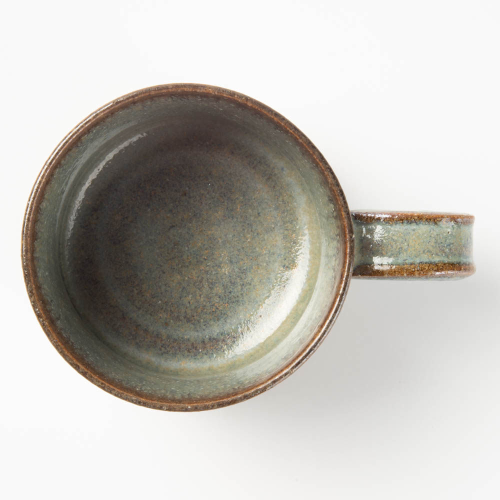 作家 工藤真人 淡青釉マグ 作家 工藤真人 陶磁器作家もの