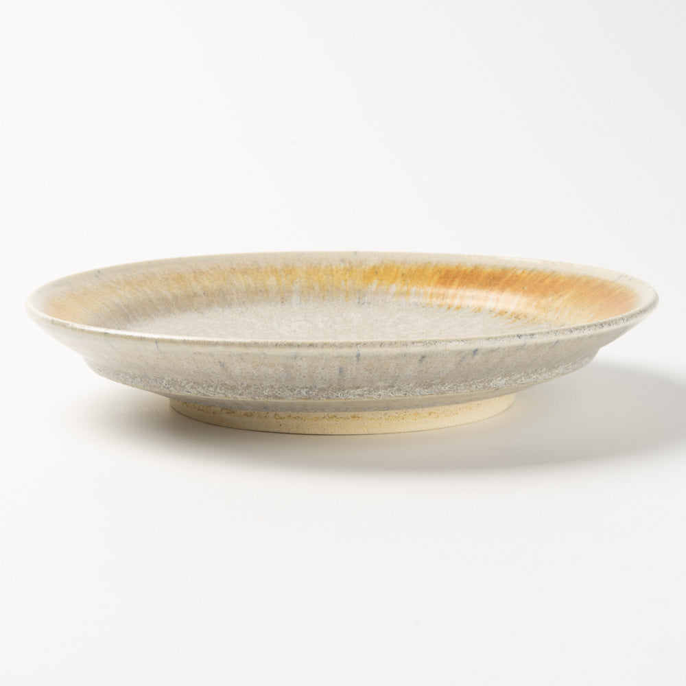 作家 工藤真人 コバルト結晶釉（マットタイプ）リム皿 M ¥4,180 大人の