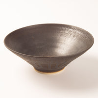 作家 杉山悠 平鉢 ブロンズ 作家 杉山悠 陶磁器作家もの