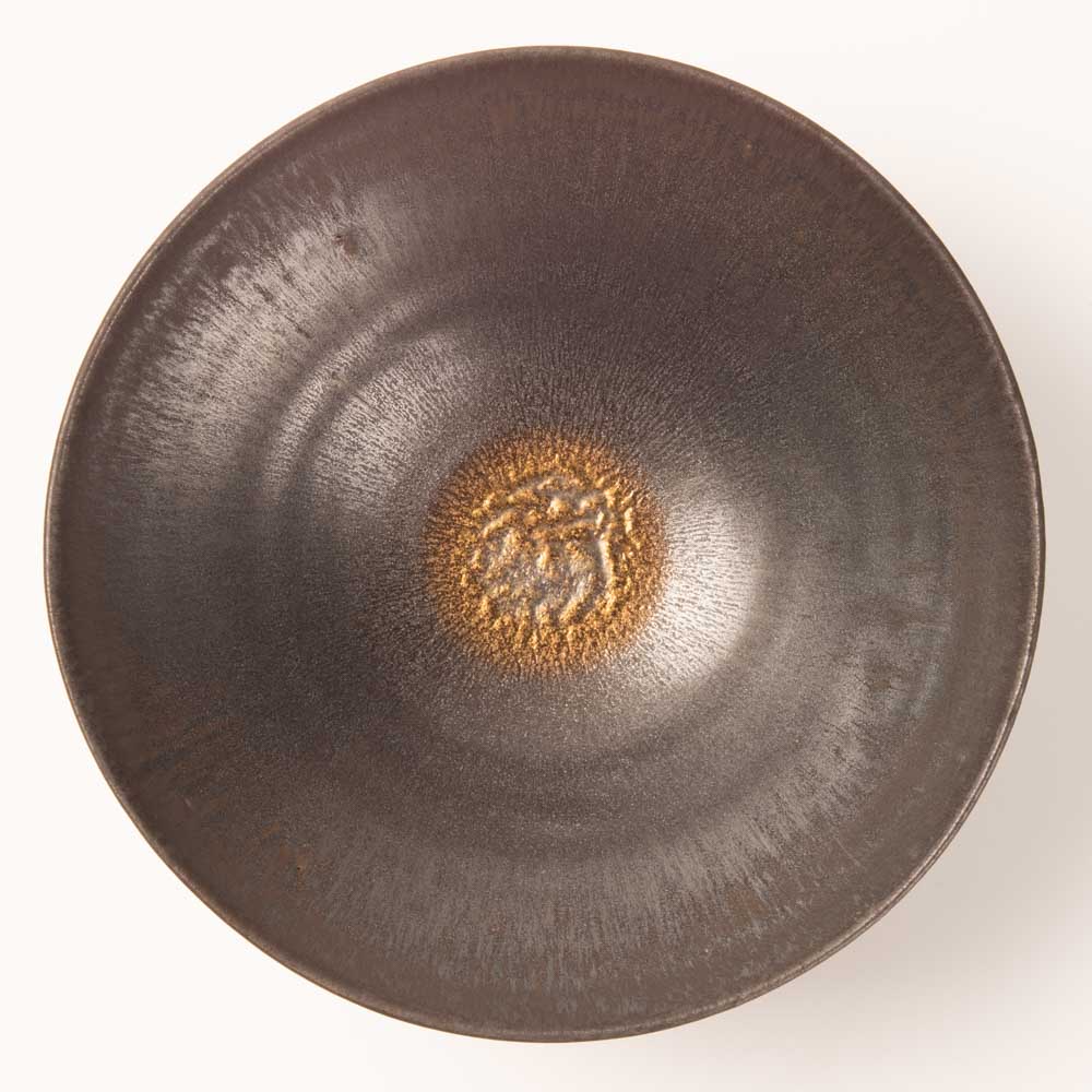 未使用品　杉山悠　7寸皿　ブロンズ　ペア　作家　陶芸　茶器　うつわ　笠間 作家 杉山悠 平鉢 ブロンズ ¥3,960 大人の焼き物