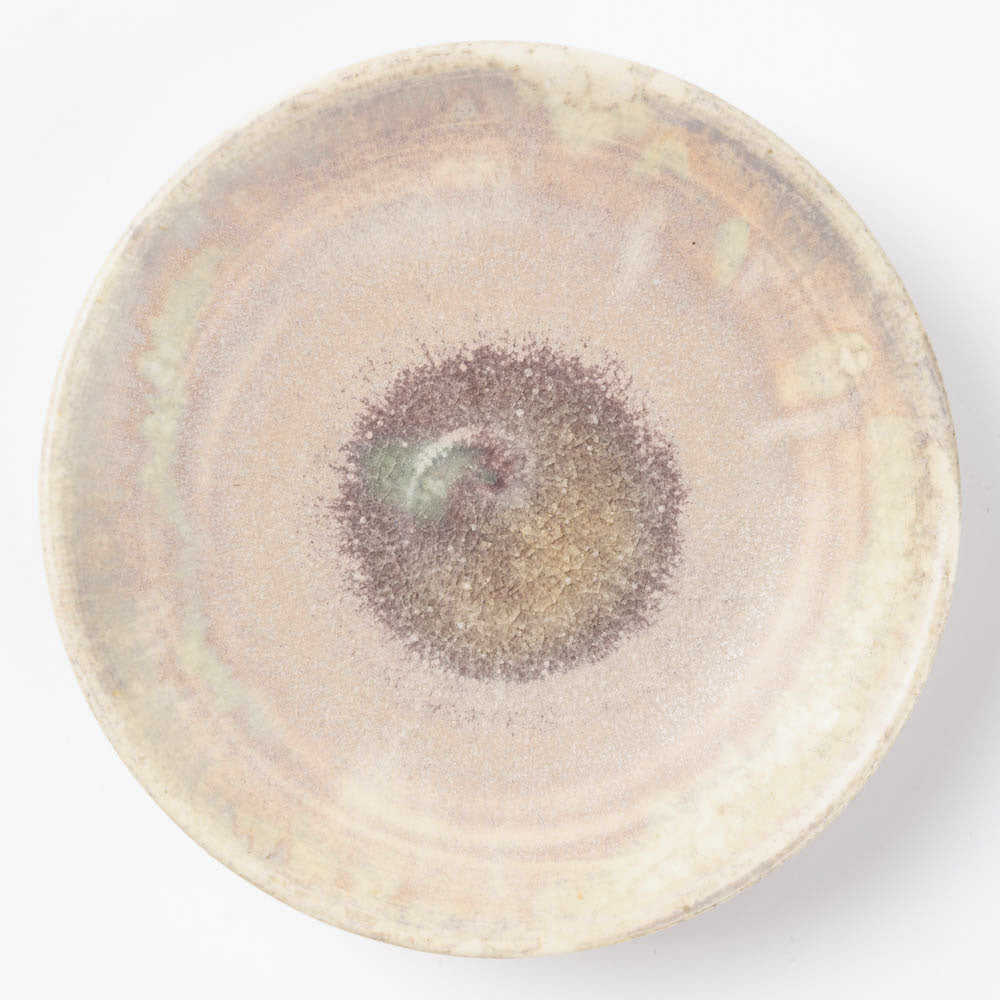 作家 杉山悠 小皿 桜色 作家 杉山悠 陶磁器作家もの