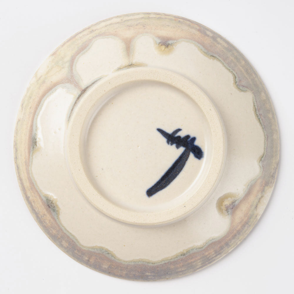 作家 杉山悠 小皿 桜色 作家 杉山悠 陶磁器作家もの