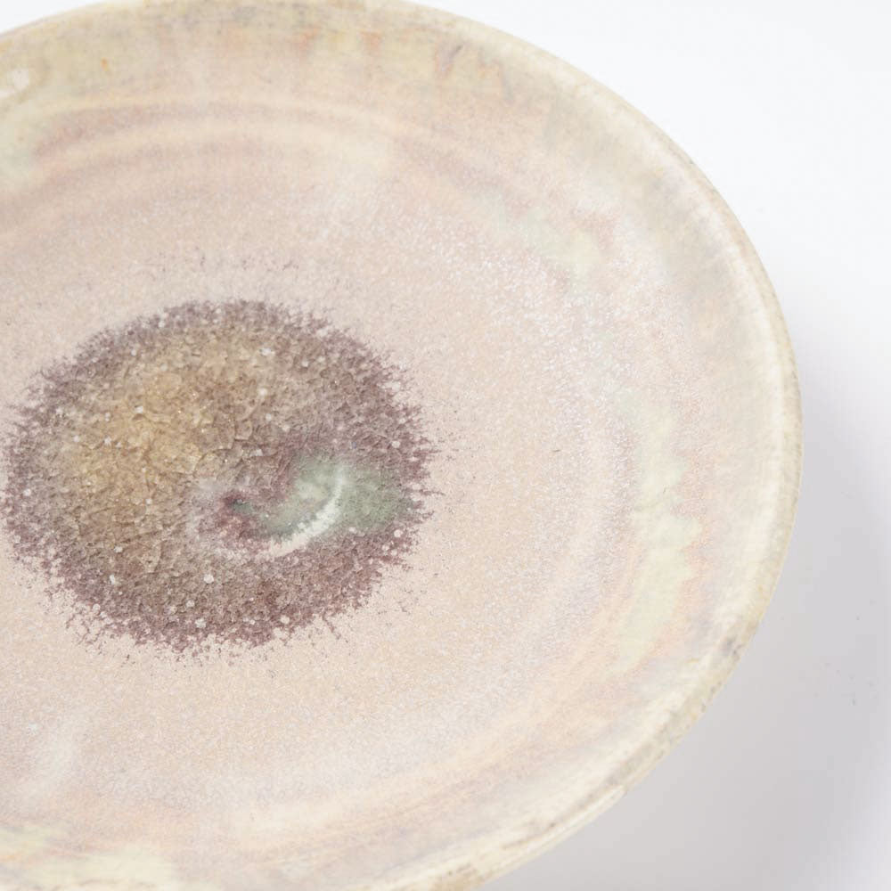 作家 杉山悠 小皿 桜色 作家 杉山悠 陶磁器作家もの