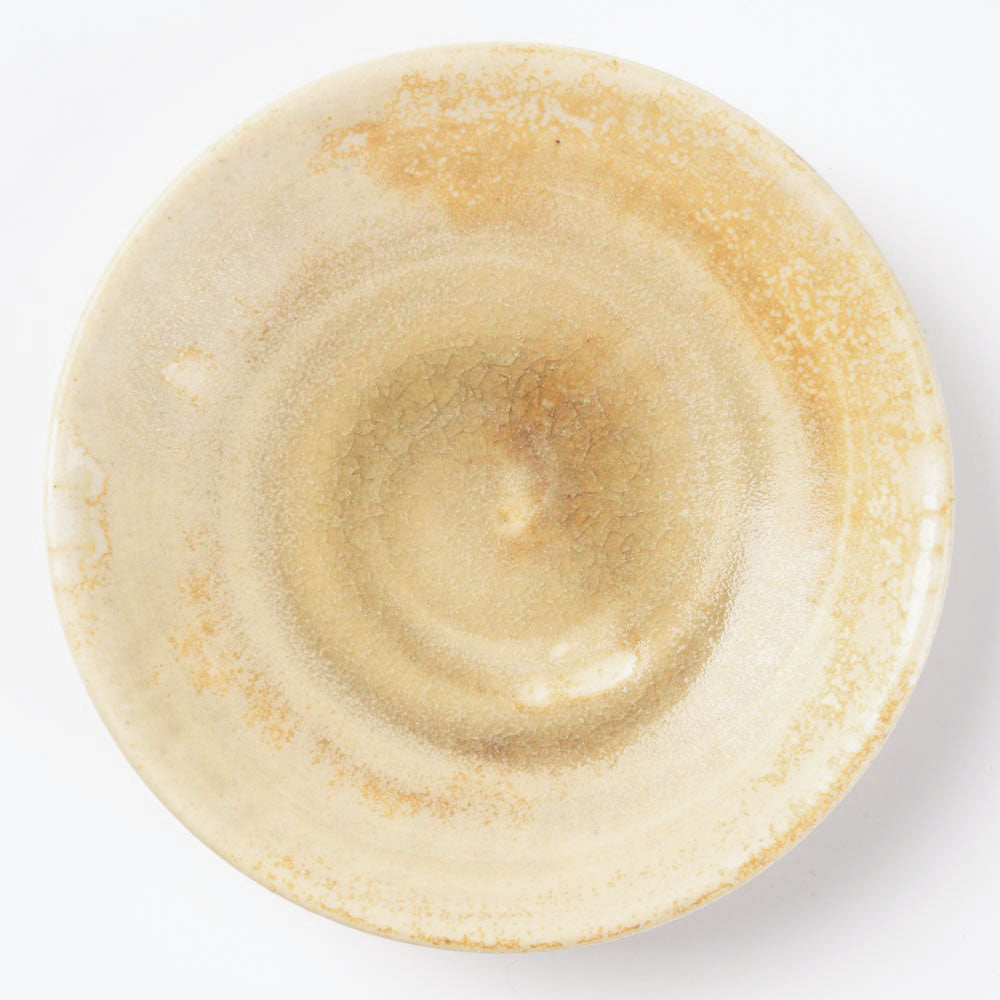 作家 杉山悠 小皿 薄緑 作家 杉山悠 陶磁器作家もの