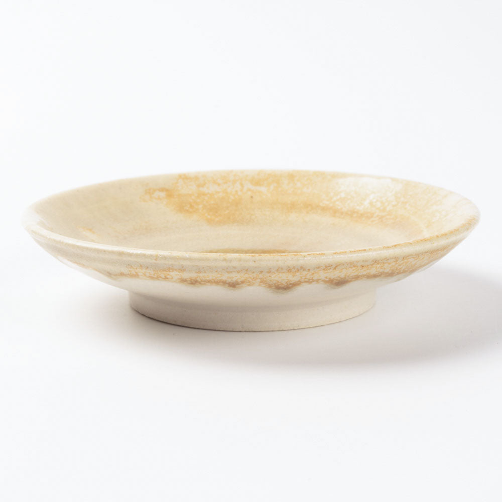 作家 杉山悠 小皿 薄緑 作家 杉山悠 陶磁器作家もの