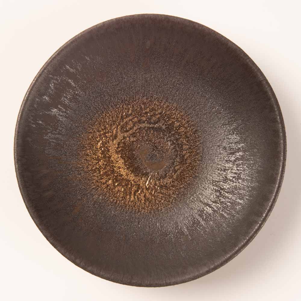 未使用品　杉山悠　7寸皿　ブロンズ　ペア　作家　陶芸　茶器　うつわ　笠間 作家 杉山悠 小皿 ブロンズ ¥1,980 大人の焼き物