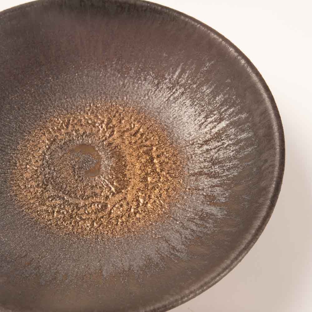 作家 杉山悠 小皿 ブロンズ 作家 杉山悠 陶磁器作家もの