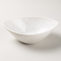 京焼・清水焼 陶あん 花結晶 サラダボウル(白) 京焼・清水焼 陶あん 京焼・清水焼