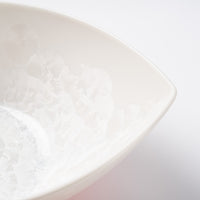 京焼・清水焼 陶あん 花結晶 サラダボウル(桃白) 京焼・清水焼 陶あん 京焼・清水焼