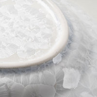 京焼・清水焼 陶あん 花結晶 オーバル皿 中(白) 京焼・清水焼 陶あん 京焼・清水焼