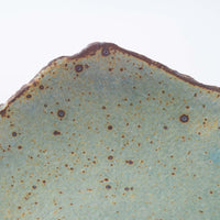 作家 山本直毅 台形皿 アンティークブルー 作家 山本直毅 陶磁器作家もの