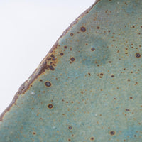 作家 山本直毅 台形皿 アンティークブルー 作家 山本直毅 陶磁器作家もの