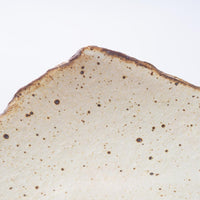 作家 山本直毅 台形皿 アンティークホワイト 作家 山本直毅 陶磁器作家もの