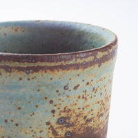 作家 山本直毅 フリーカップ アンティークブルー 作家 山本直毅 陶磁器作家もの