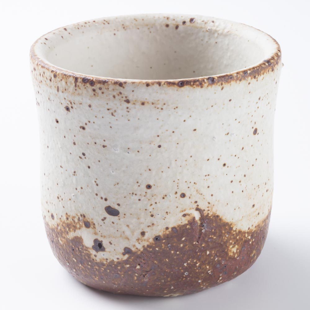 作家 山本直毅 フリーカップ アンティークホワイト 作家 山本直毅 陶磁器作家もの