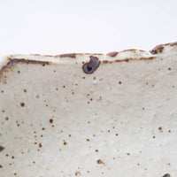 作家 山本直毅 台形小皿 アンティークホワイト 作家 山本直毅 陶磁器作家もの