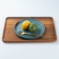 美濃焼 正陶苑 蒸れにくい トーストプレート(パン皿) ライトブルー 美濃焼 正陶苑 美濃焼