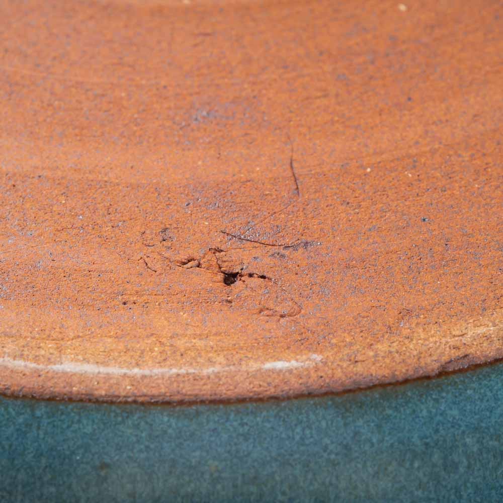 美濃焼 正陶苑 蒸れにくい トーストプレート(パン皿) ライトブルー 美濃焼 正陶苑 美濃焼