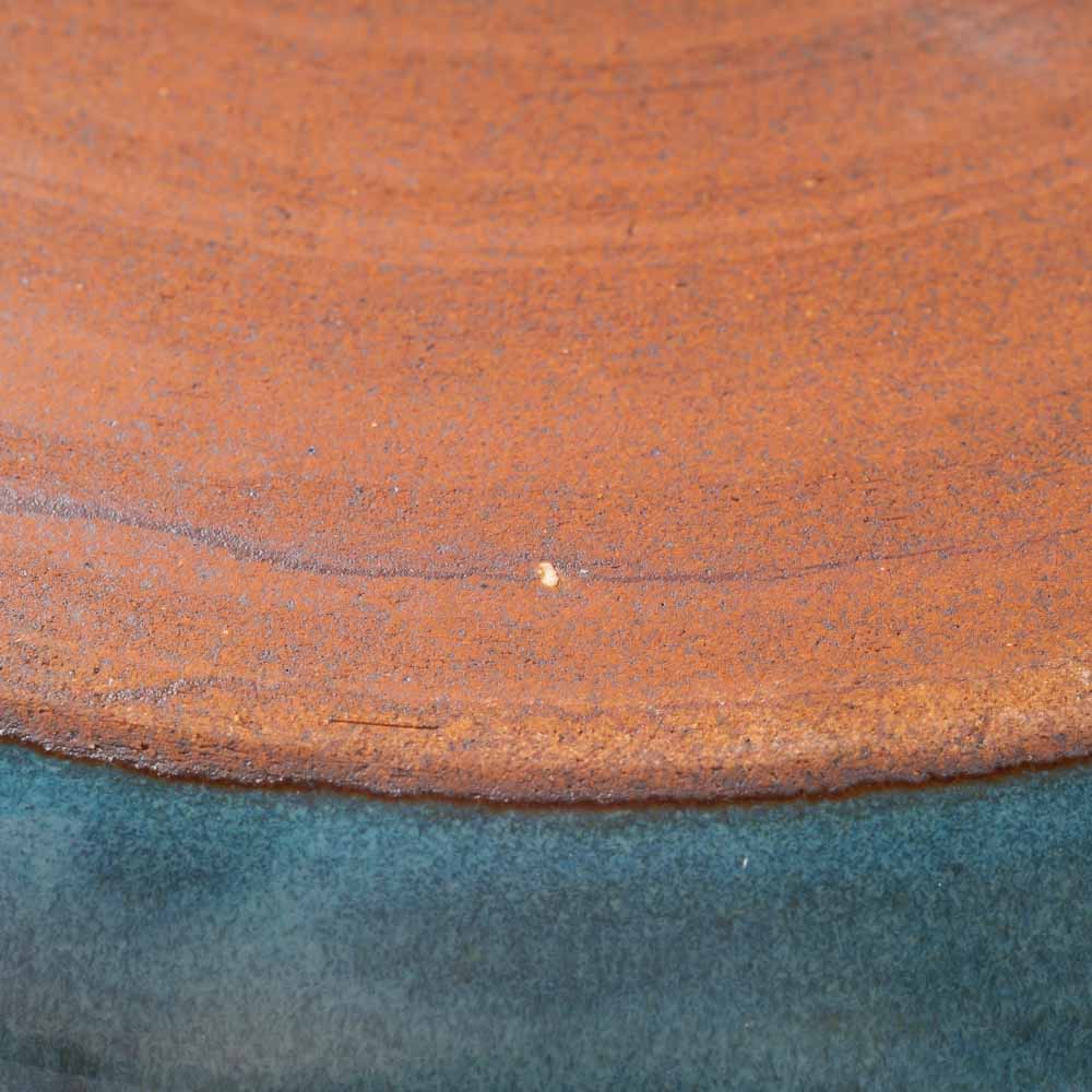 美濃焼 正陶苑 蒸れにくい トーストプレート(パン皿) ライトブルー 美濃焼 正陶苑 美濃焼