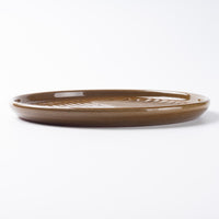 美濃焼 正陶苑 蒸れにくい トーストプレート(パン皿) キャメル 美濃焼 正陶苑 美濃焼