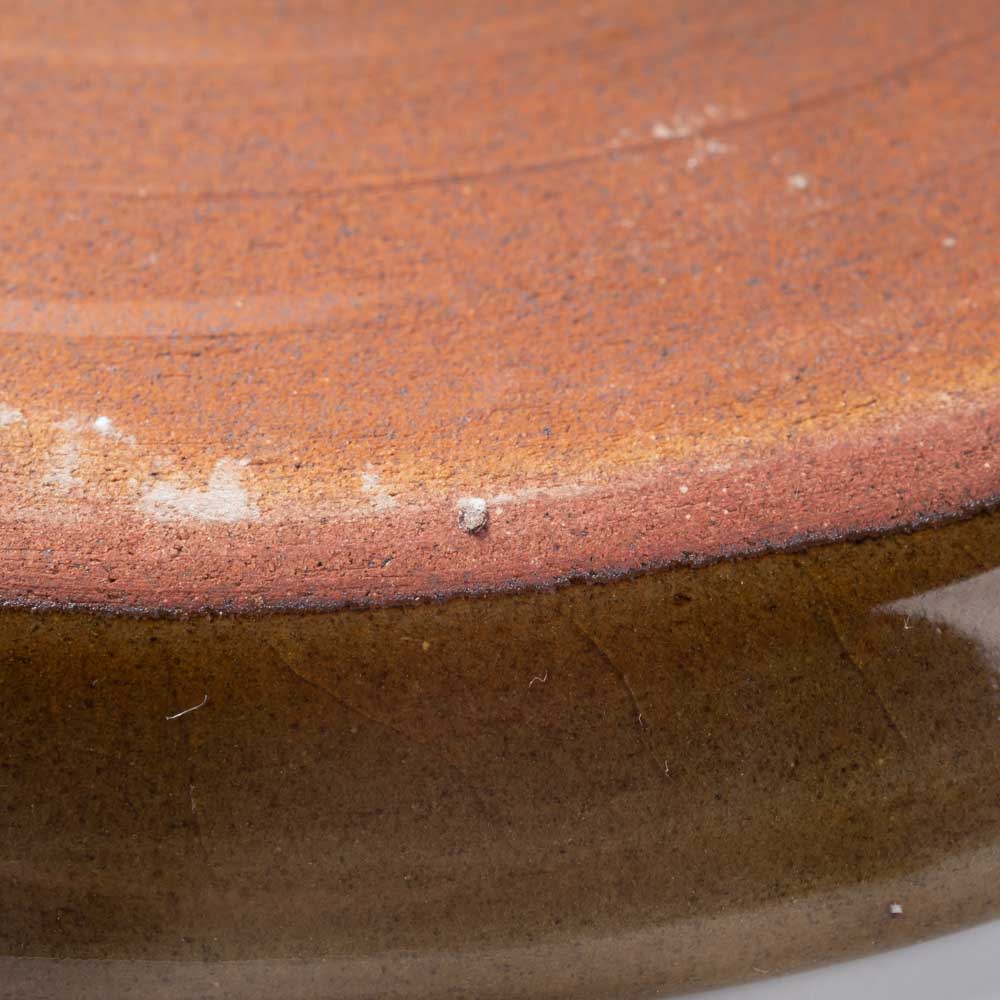 美濃焼 正陶苑 蒸れにくい トーストプレート(パン皿) キャメル 美濃焼 正陶苑 美濃焼